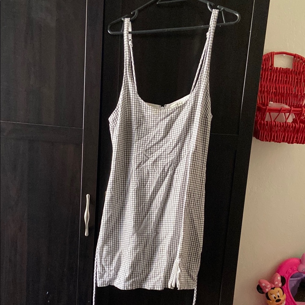 Abercrombie & Fitch Black and White Checkered Dress